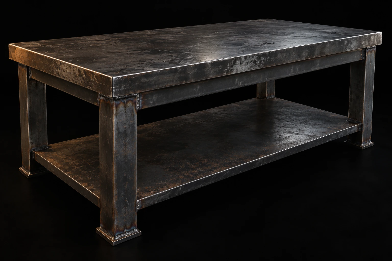 Mesa de trabajo de acero